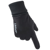 Unisex Waterproof Touchscreen Sport Gloves - Anti-slip, Warm Lining, Wrist Lengthening